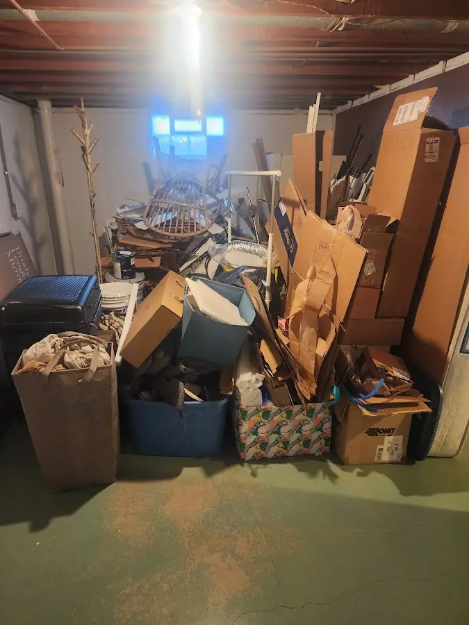 Roll-off dumpster container at job site for 20 Yard Dumpster Rental in Lompoc